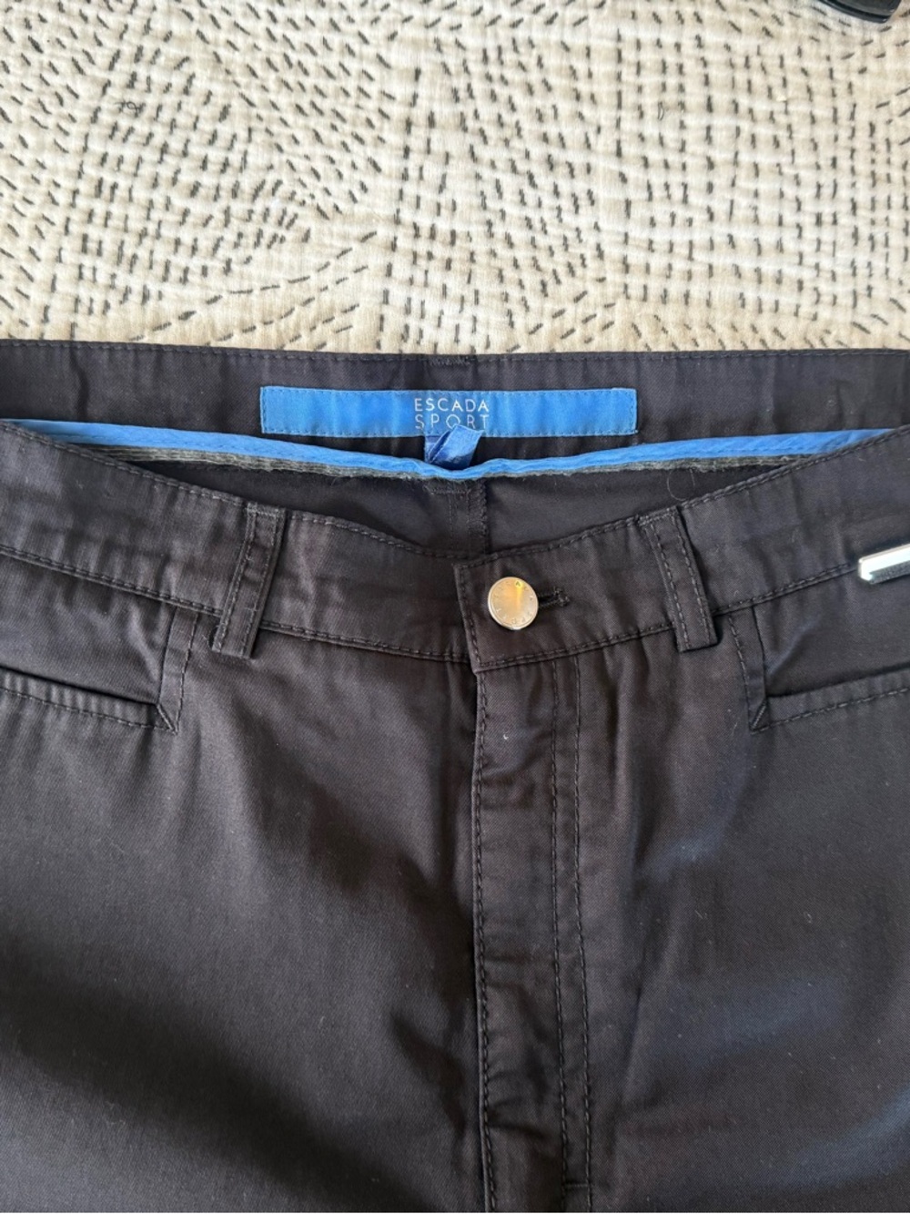 Escada Spirt Black Straight Leg Pants